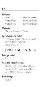 Anya C1010 1143 1144 S AROMAS