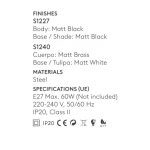 Aloa S1227 S1240 S AROMAS