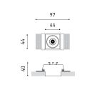 BLACK FOSTER TRIMLESS 1 W ARKOS