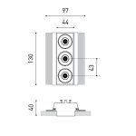 BLACK FOSTER TRIMLESS 3 W ARKOS