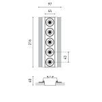 BLACK FOSTER TRIMLESS 5 W ARKOS