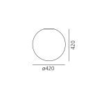 DIOSCURI W3 KINKIET ARTEMIDE