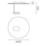 DROPLET MINI W SUFITOWA ARTEMIDE
