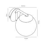 GRANT W KINKIET NORDLUX