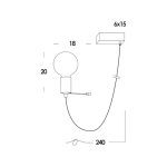 IDEA CEMENTO W1 KINKIET VESOI