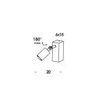 IDEA CEMENTO W9 KINKIET VESOI