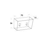 IDEA TELAIO W1 KINKIET VESOI