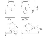 MELAMPO W KINKIET ARTEMIDE