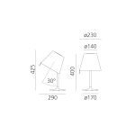 MELAMPO W1 BIURKOWA ARTEMIDE