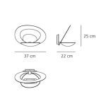 PIRCE W2 KINKIET ARTEMIDE