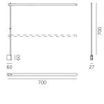 TALAK W KINKIET ARTEMIDE