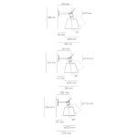 TOLOMEO DIFFUSORE W KINKIET ARTEMIDE