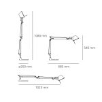 TOLOMEO MINI TABLE W BIURKOWA ARTEMIDE