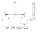 TOLOMEO W2 SUFITOWA ARTEMIDE