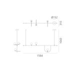 YANZI W2 WISZACA ARTEMIDE