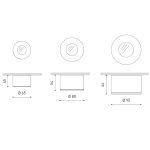 puck w lampa natynkowa arkos