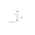 U BRASS W1 PODLOGOWA VESOI