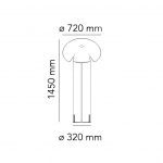 CHIARA W LAMPA PODLOGOWA FLOS