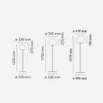 GLO BALL W LAMPA PODLOGOWA FLOS