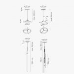 HALO JEWEL W LAMPA WISZACA VIBIA