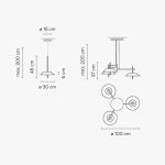 MAYFAIR W LAMPA WISZACA VIBIA