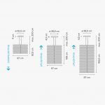 RYTHM VERITCAL W LAMPA WISZACA VIBIA