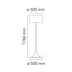 SPUN LIGHT W LAMPA PODLOGOWA FLOS