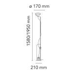 TOIO W LAMPA PODLOGOWA FLOS