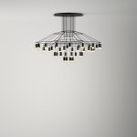 WIREFLOW CHANDELIER 5 LAMPA WISZACA VIBIA