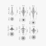 WIREFLOW CHANDELIER W LAMPA WISZACA VIBIA