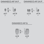 DAMASCO W VISTOSI KINKIET