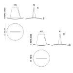 DERBY W1 STILNOVO WISZACE