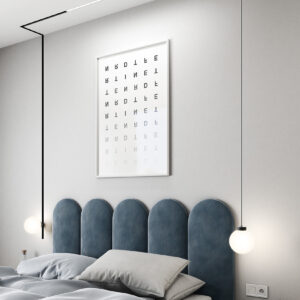aqform sypialnia multitrack dekoracyjna szklana lampa
