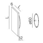 MAXI POINT SQUARE KINKIET W AQFORM AQUAFORM