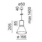 MODERN GLASS FLARED Z W AQFORM AQUAFORM