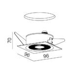 ONLY SQUARE HERMETIC WP W AQFORM AQUAFORM
