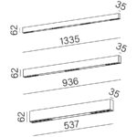 RAFTER POINTS SECTION LED W2 AQFORM AQUAFORM
