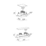 SQUARES NEXT 50 TRIMLESS W AQFORM AQUAFORM