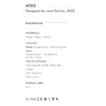 AROMAS A1312 ELMA KINKIET S