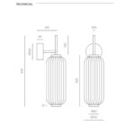 AROMAS A1312 ELMA KINKIET W