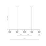 AROMAS DOUL C1310 5 W LAMPA WISZACA